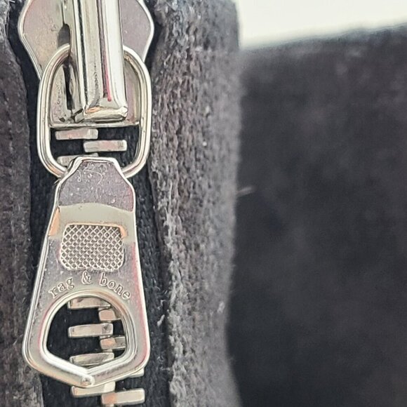 Rag & Bone Wesley Booties Asphlt Grey Suede EUR 8 US 7 - Picture 14 of 14